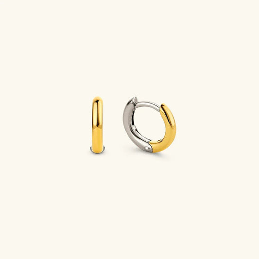 [Gaonasi]Ingrid Two Tone Hoop Earring