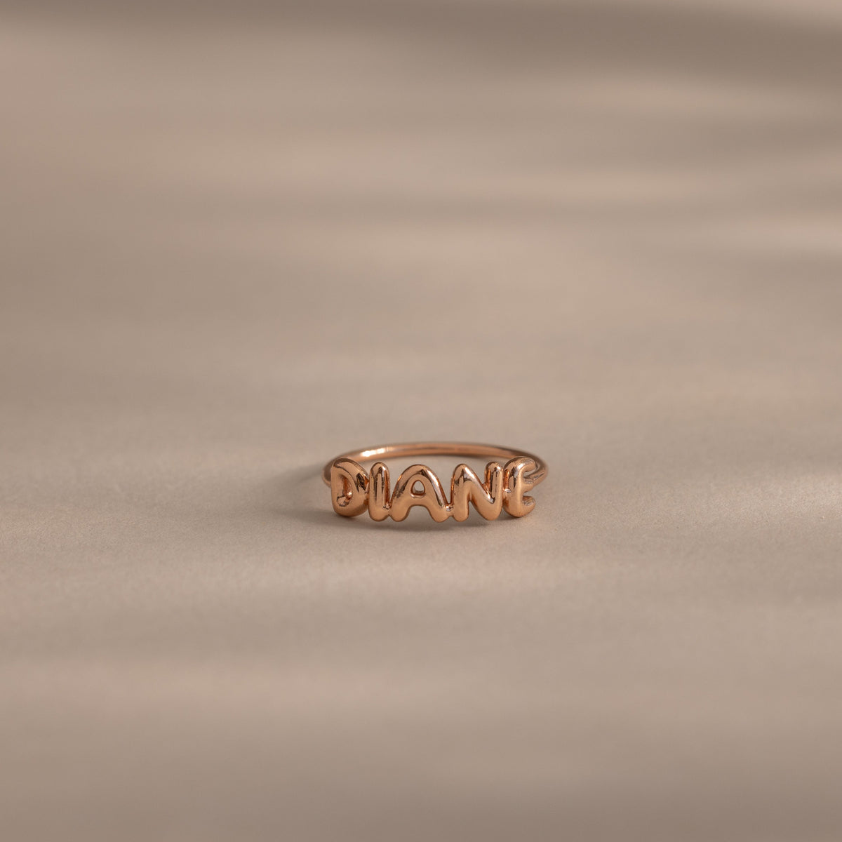Bubble Name Ring