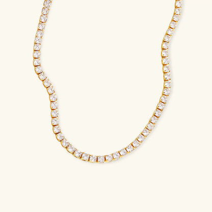 [Gaonasi]Isolde Diamond Tennis Necklace