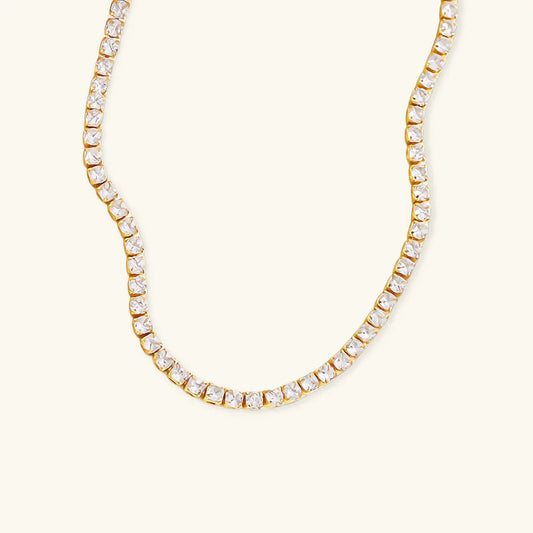 [Gaonasi]Isolde Diamond Tennis Necklace