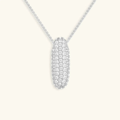 [Gaonasi]Bubble Initial Diamond Necklace