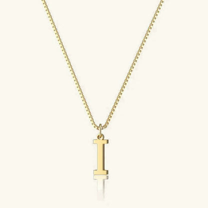 [Gaonasi]Therese Letter Initial Gold Necklace