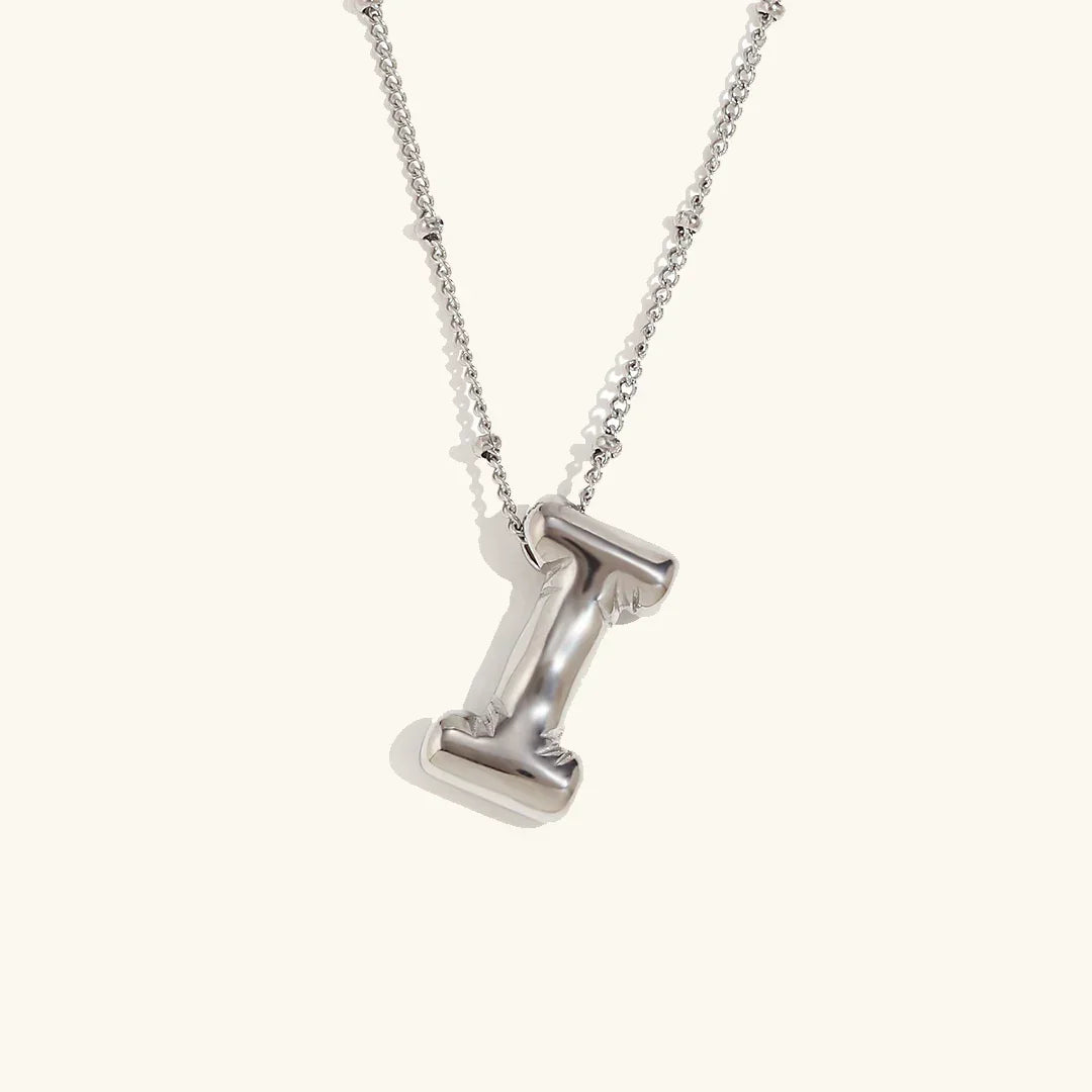 [Gaonasi]Balloon Gold Initial Necklace