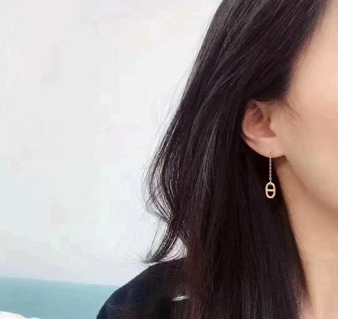 [Gaonasi]CHAINE TASSEL EARRINGS