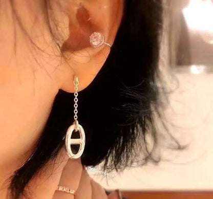 [Gaonasi]CHAINE TASSEL EARRINGS