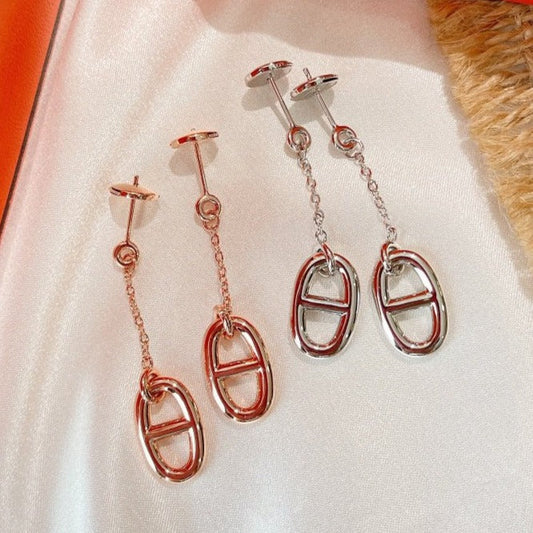 [Gaonasi]CHAINE TASSEL EARRINGS