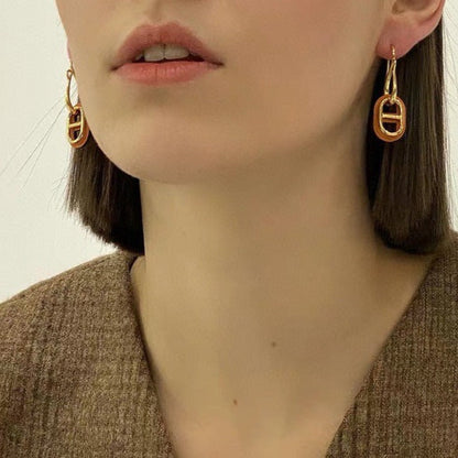 [Gaonasi]HM O'MAILLON GOLD EARRINGS