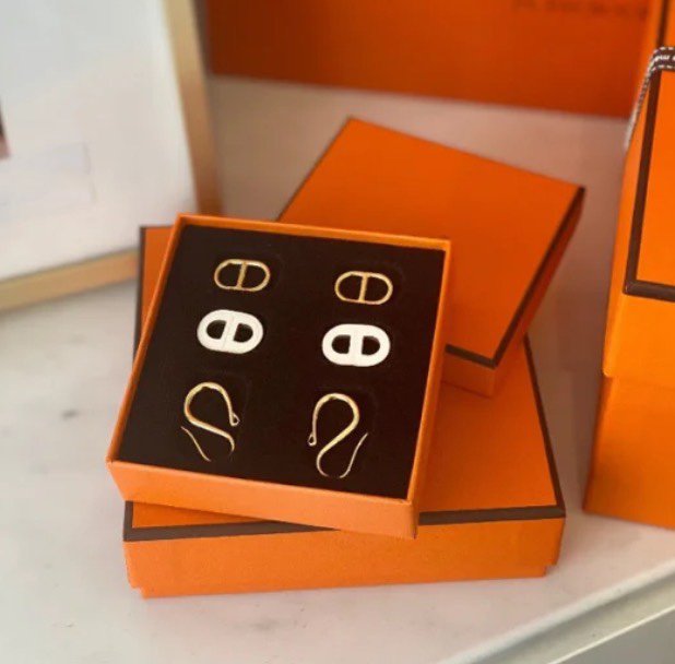 [Gaonasi]HM O'MAILLON GOLD EARRINGS