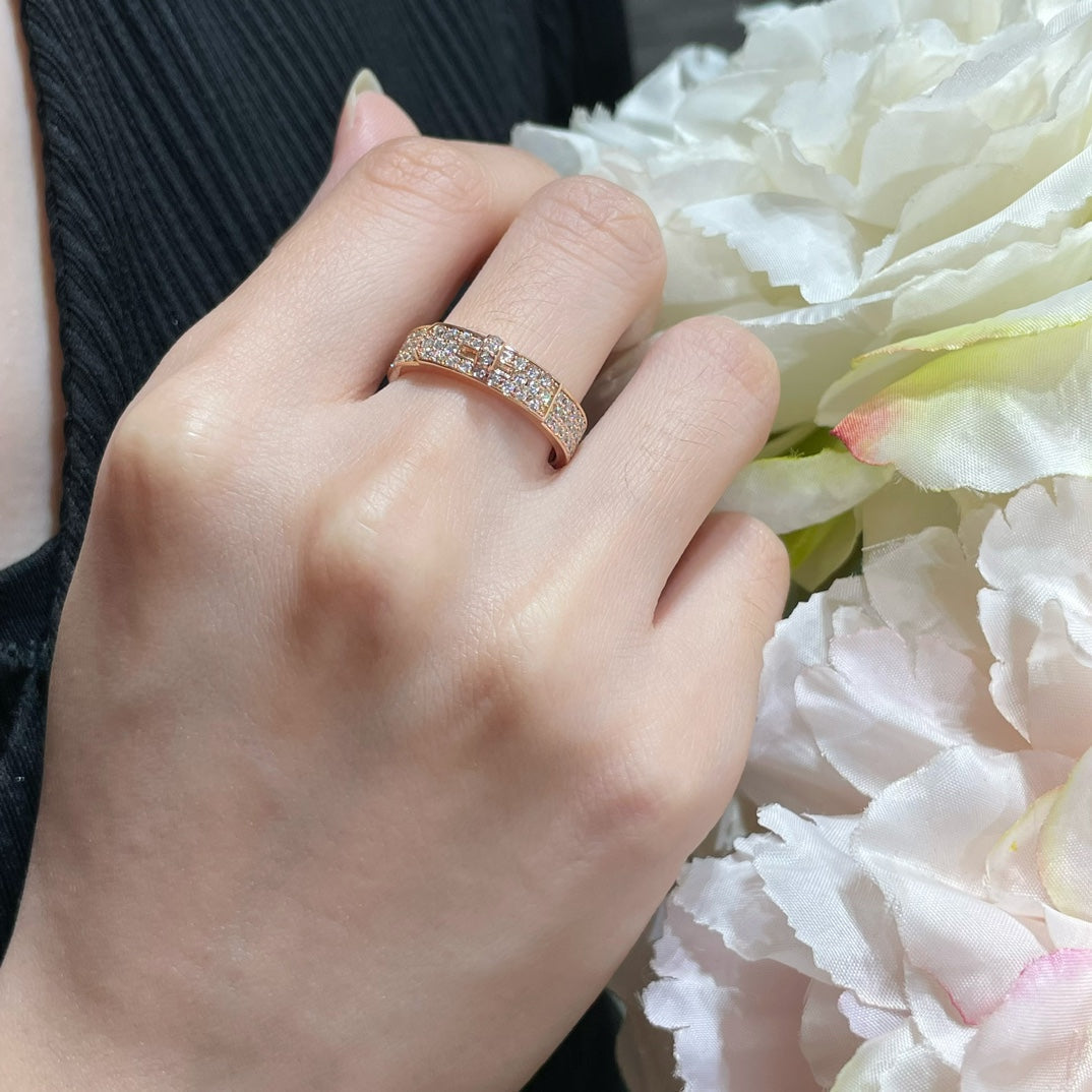 [Gaonasi]KELLY PINK GOLD DIAMOND RING