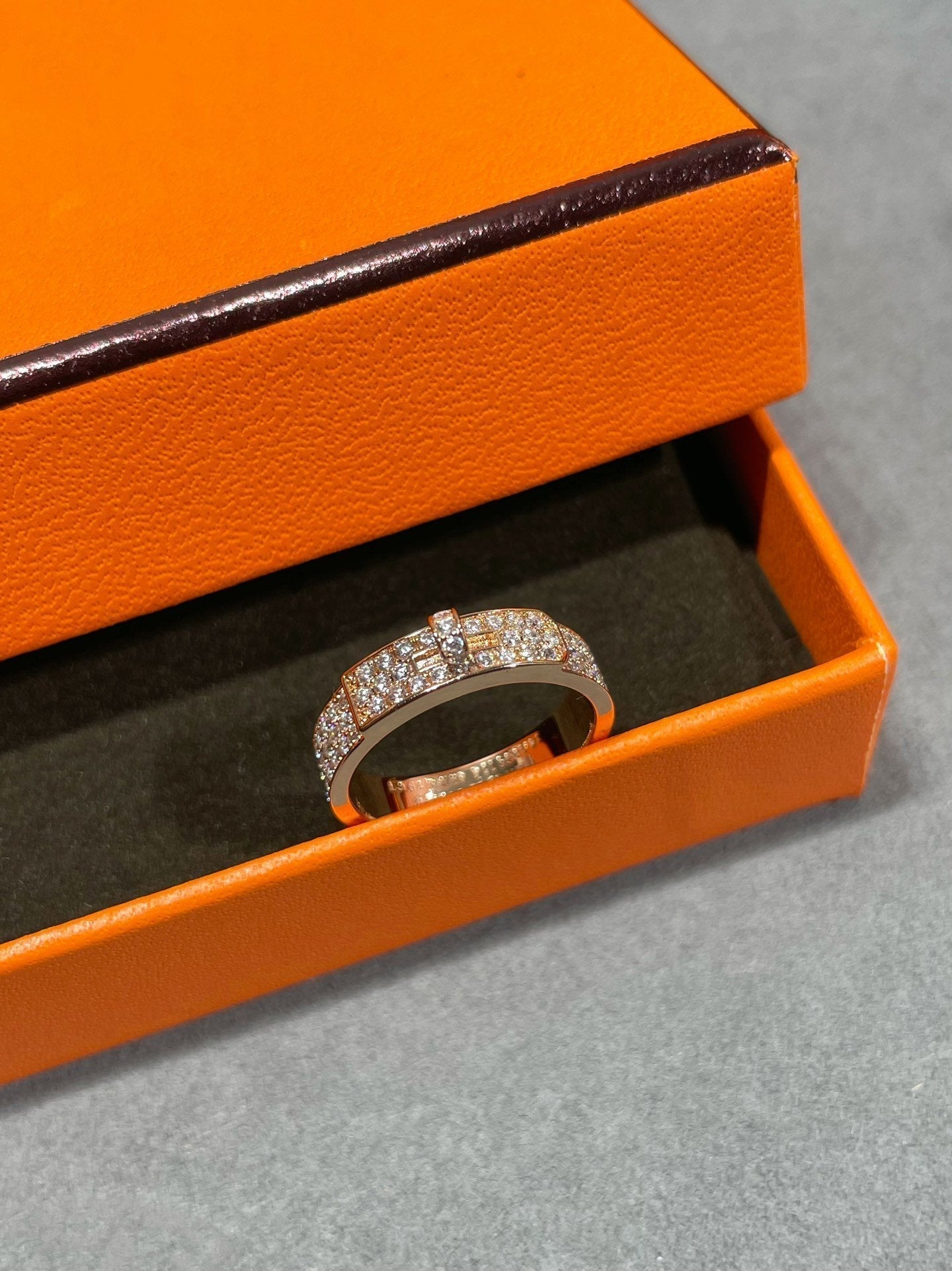 [Gaonasi]KELLY PINK GOLD DIAMOND RING
