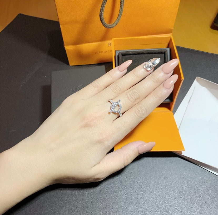 [Gaonasi]ECHAPPEE RING SILVER DIAMOND
