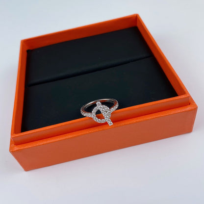 [Gaonasi]ECHAPPEE RING SILVER DIAMOND