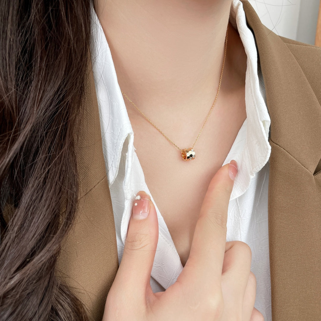 [Gaonasi]BEE MINI PEDANT DIAMOND NECKLACE