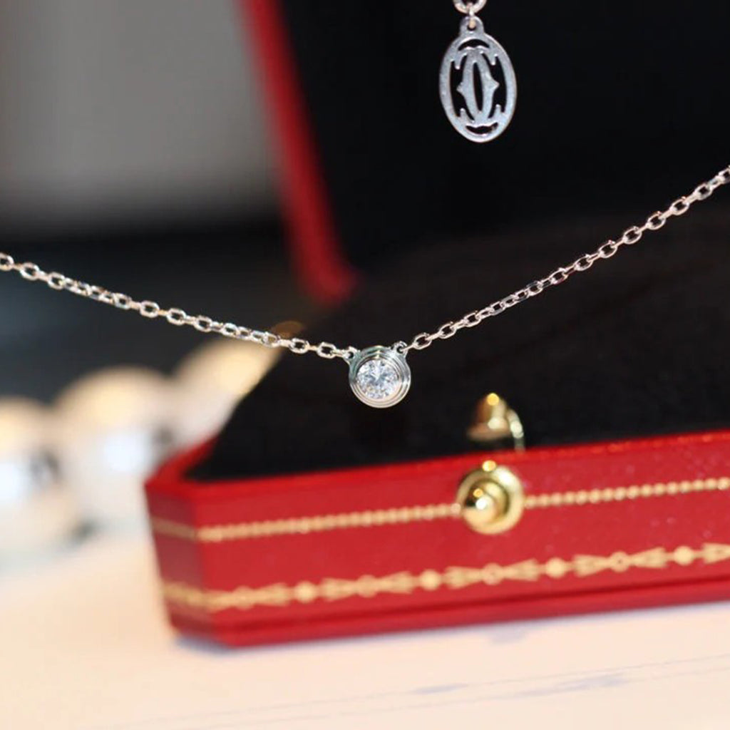 [Gaonasi Jewelry]DAMOUR DIAMOND NECKLACE