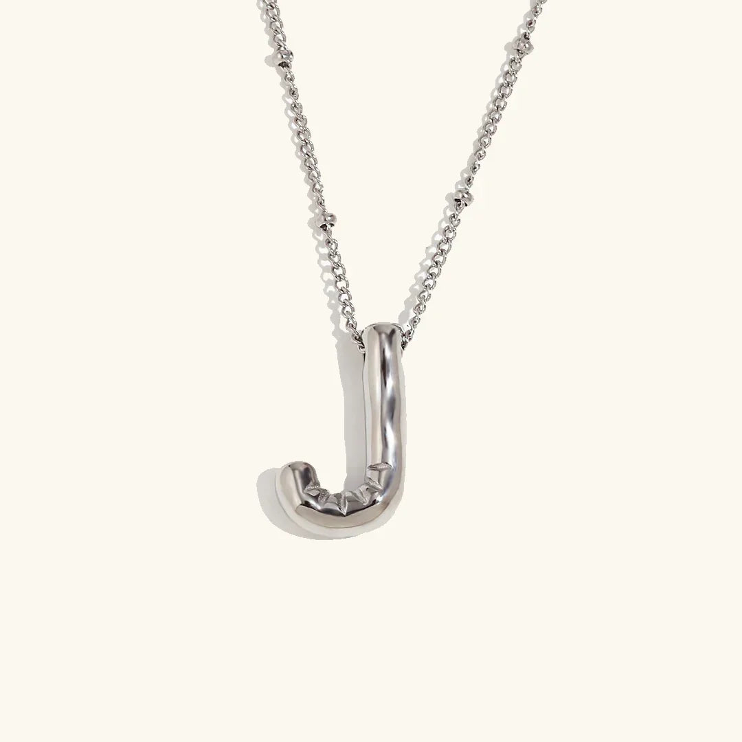 [Gaonasi]Balloon Gold Initial Necklace
