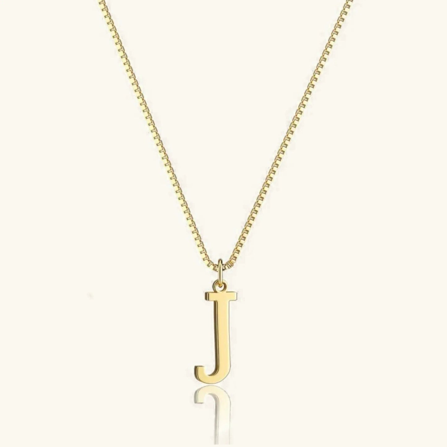 [Gaonasi]Therese Letter Initial Gold Necklace