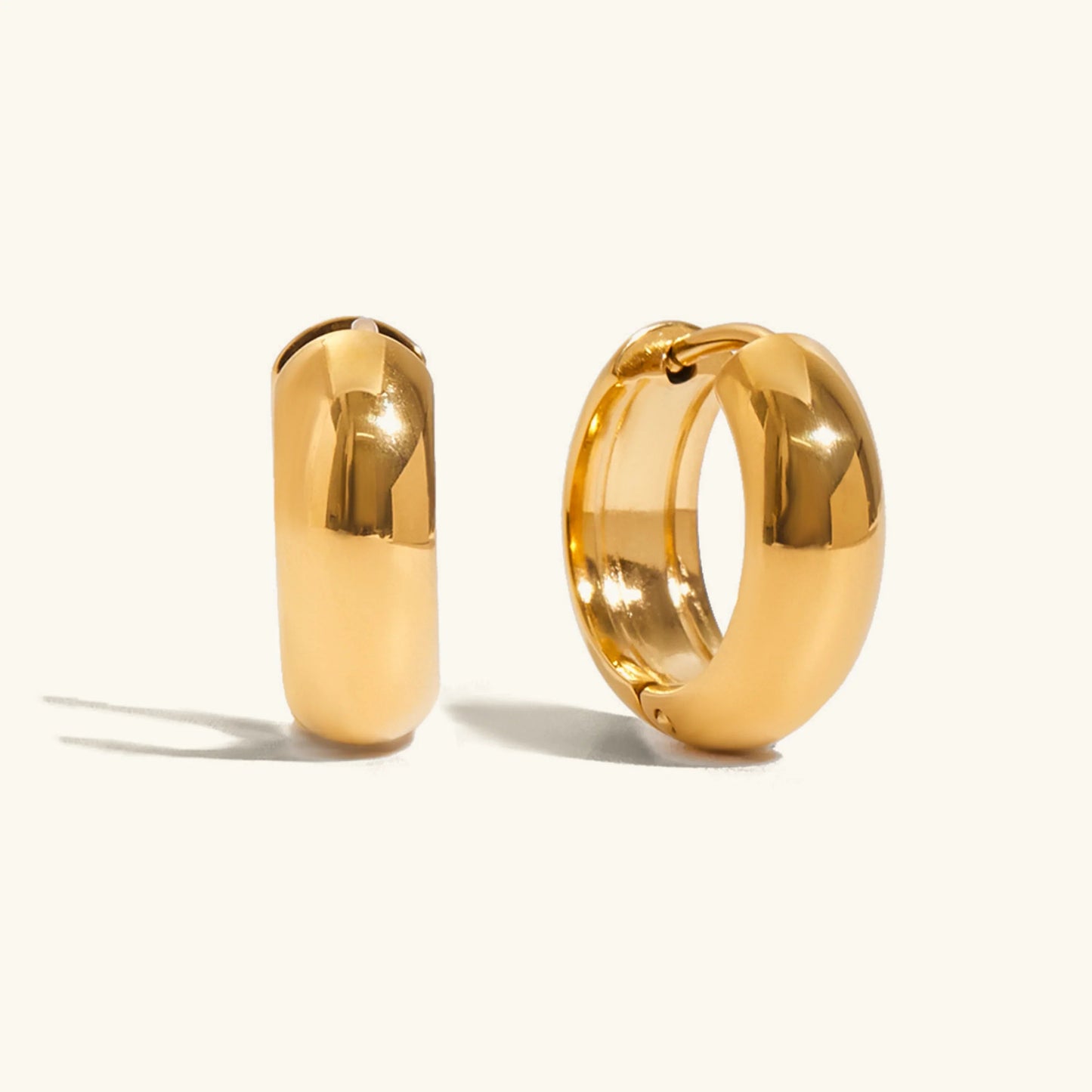 [Gaonasi]Clarabelle Staple Gold Hoops Bundle