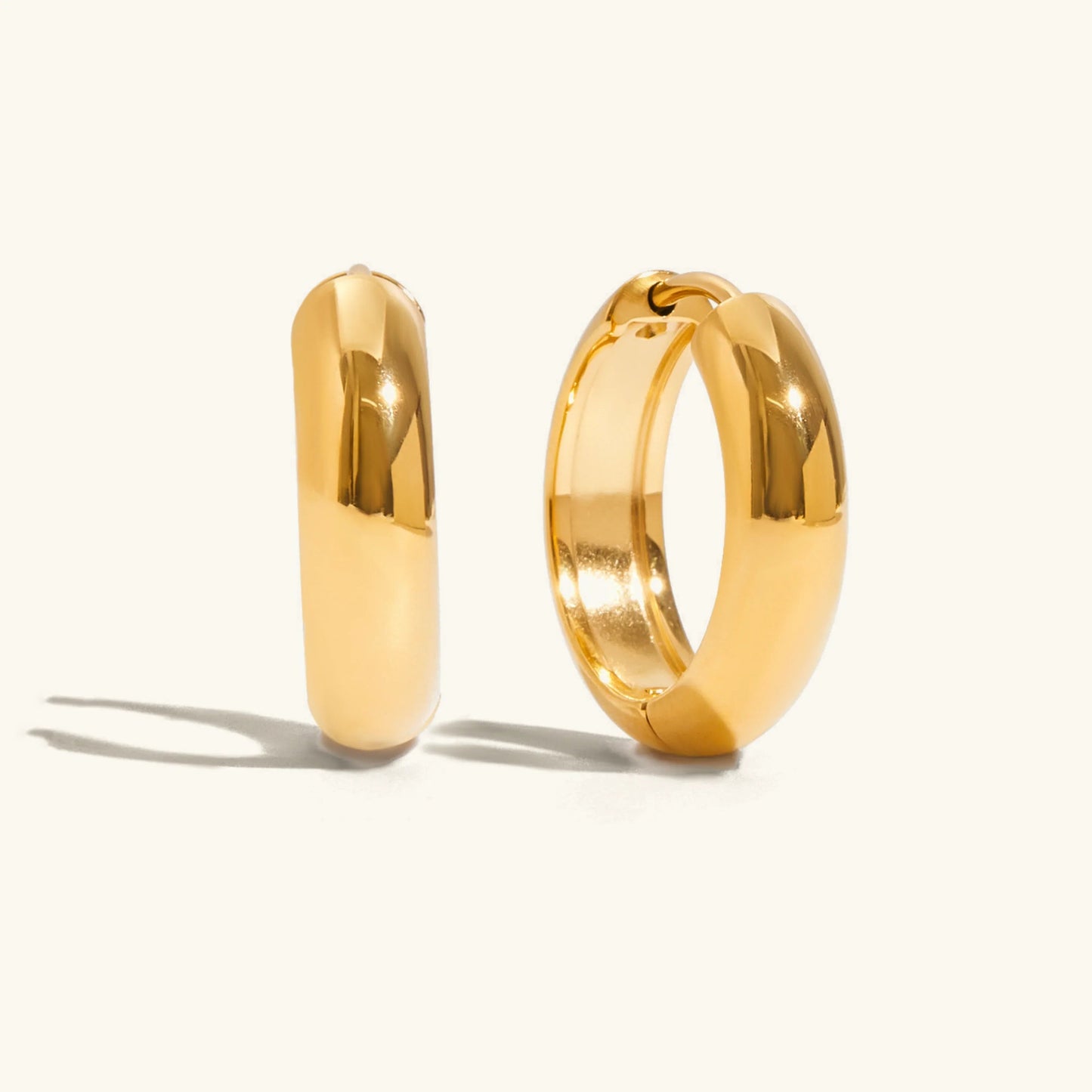 [Gaonasi]Clarabelle Staple Gold Hoops Bundle