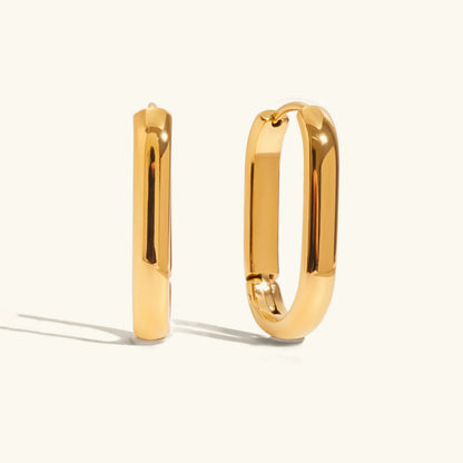 [Gaonasi]Clarabelle Staple Gold Hoops Bundle