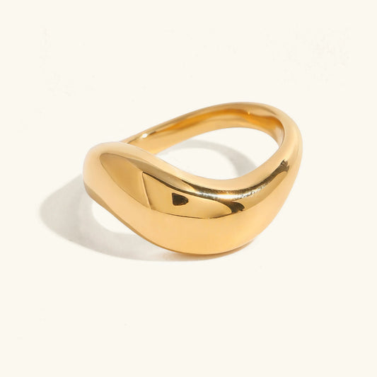 [Gaonasi]Lana Formless Gold Ring