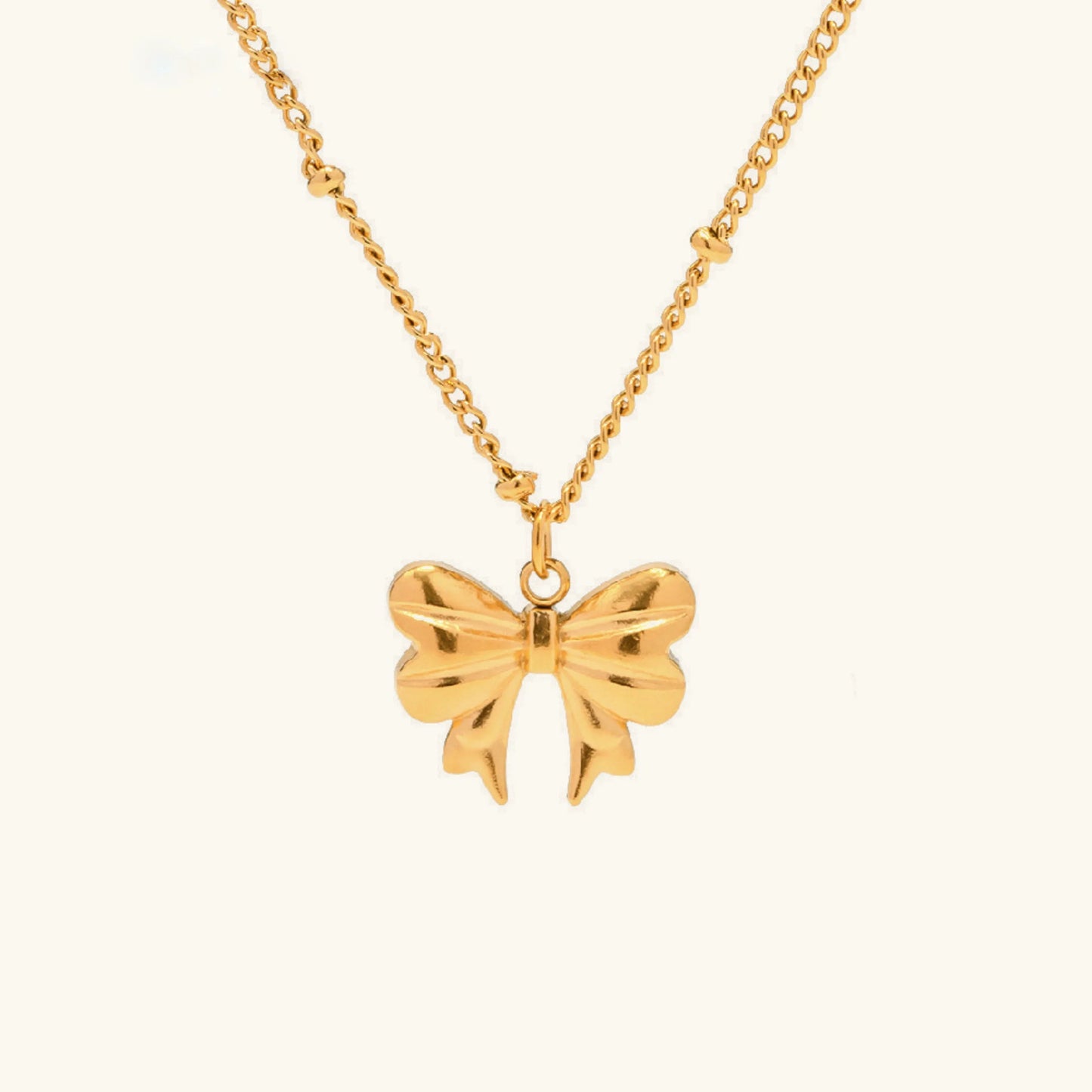 [Gaonasi]June Bow Necklace
