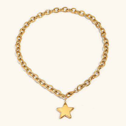 [Gaonasi]Stellaria Gold Star Pendant