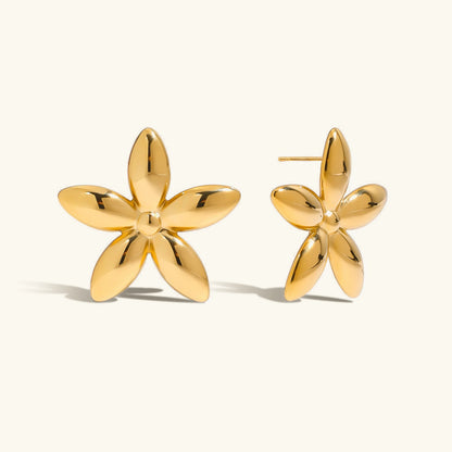 [Gaonasi]Monica Floral Gold Earrings