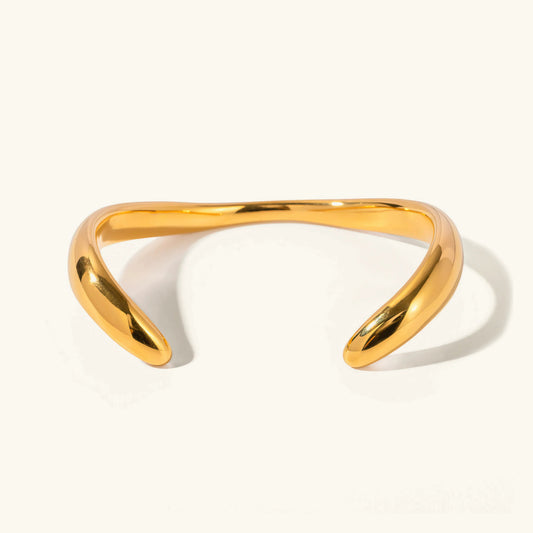 [Gaonasi]Audrina Contemporary Gold Bangle