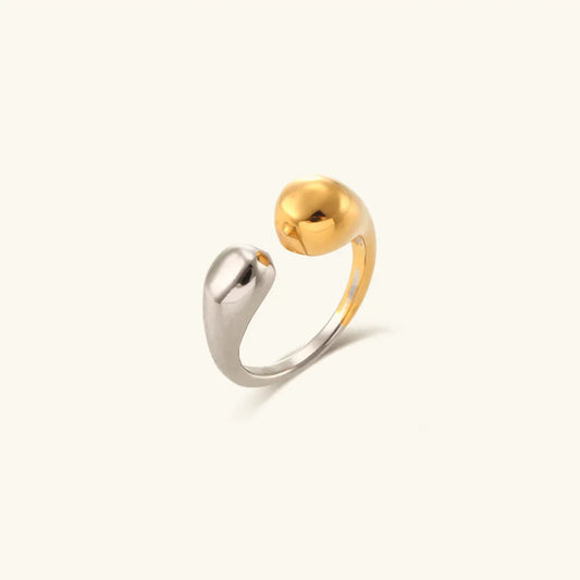 [Gaonasi]Seren Two Tone Gold Ring