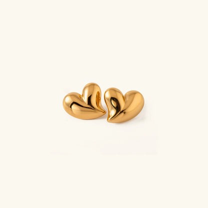 [Gaonasi]Dorothea Heart Earrings