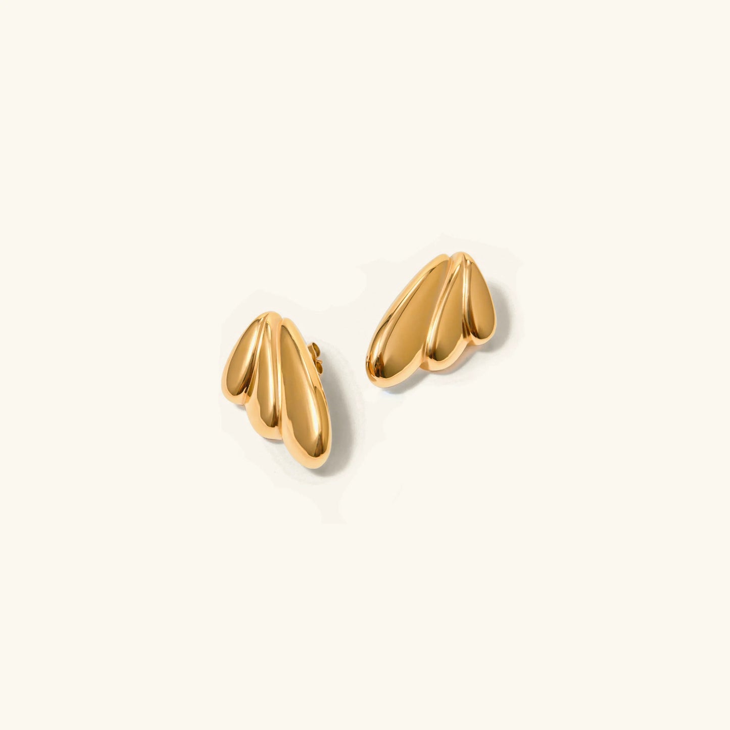 [Gaonasi]Saffron Gold Earrings