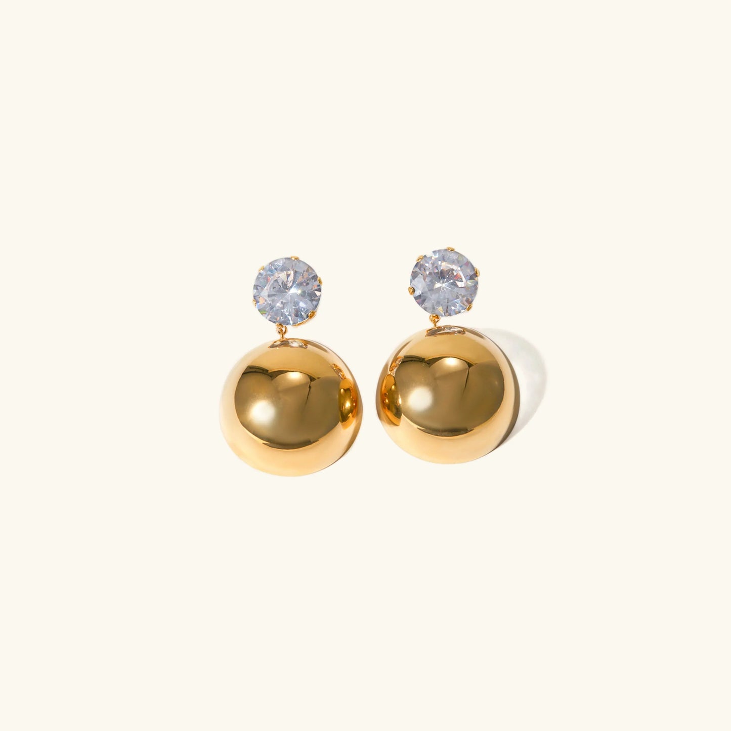 [Gaonasi]Gretta Gold Earrings