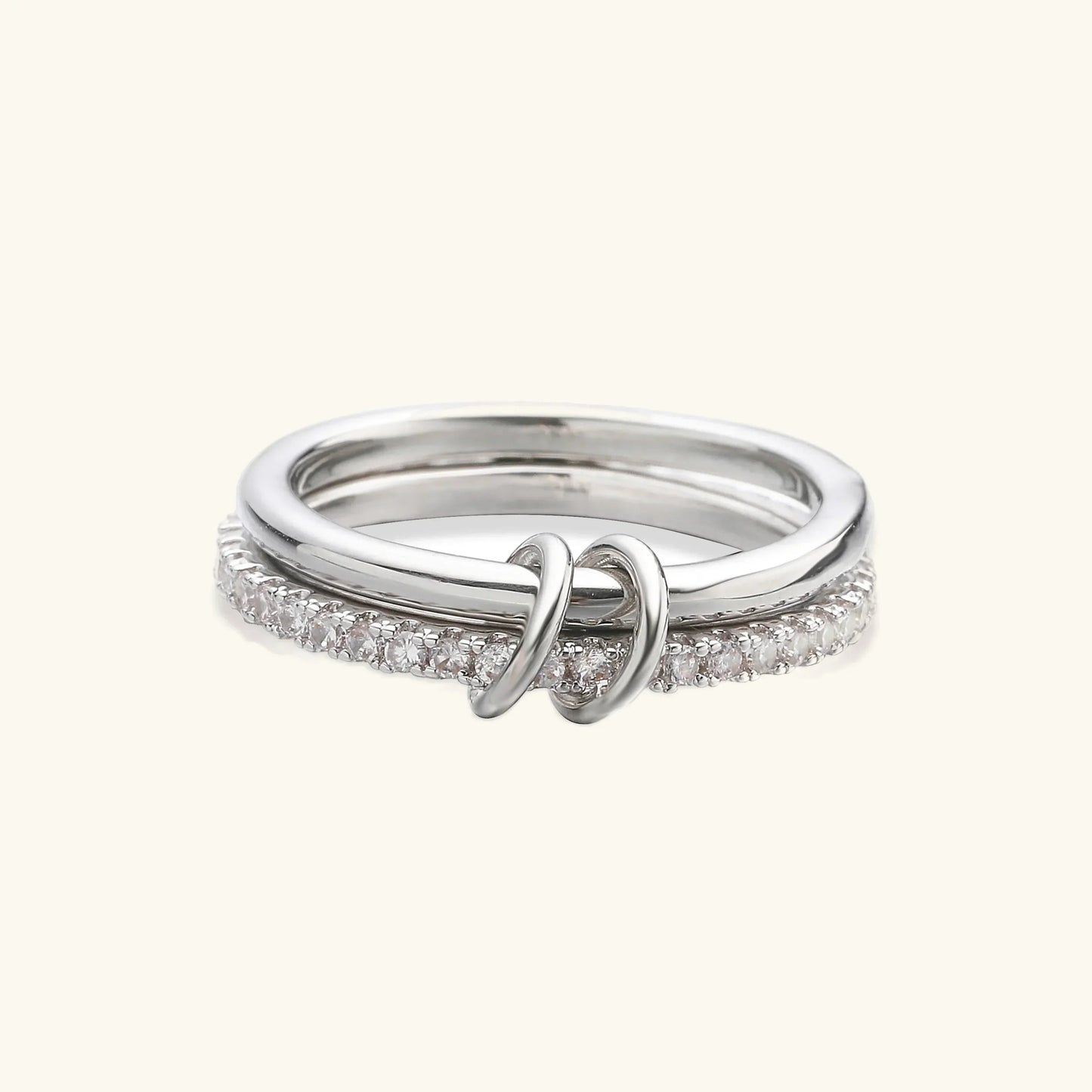 [Gaonasi]Adela Stacked Diamond Ring