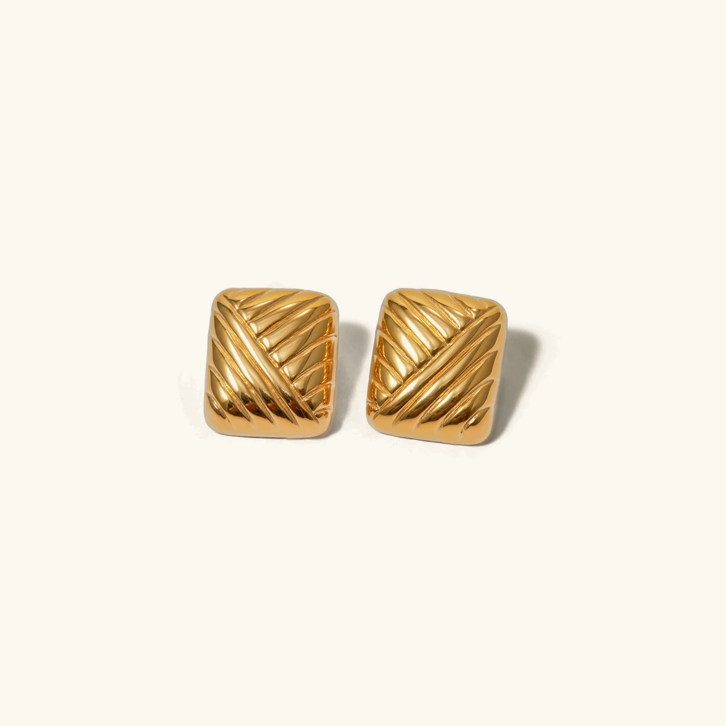[Gaonasi]Inez Gold Earrings