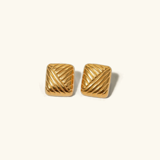 [Gaonasi]Inez Gold Earrings