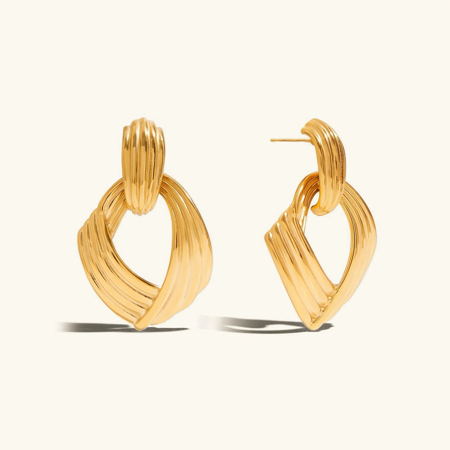 [Gaonasi]Selma Gold Knot Earrings