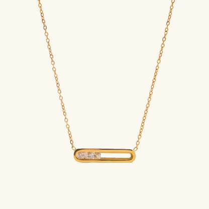 [Gaonasi]Abby Sculpted Gold Pendant