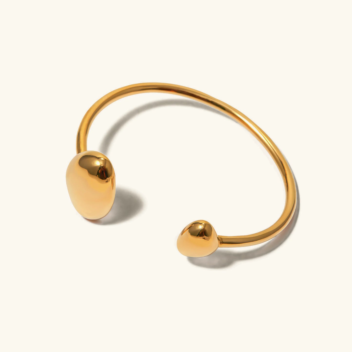 [Gaonasi]Mallory Minimalist Gold Cuff