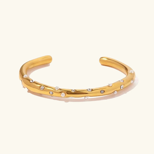 [Gaonasi]Corisande Gold Bangle