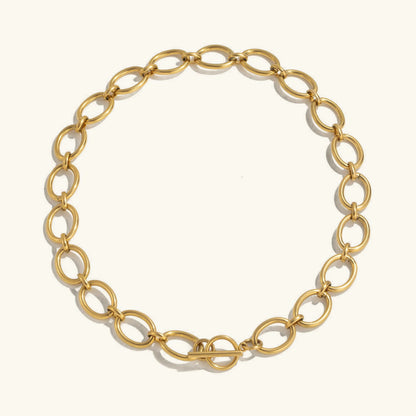 [Gaonasi]Cielle Chunky Gold Chain Necklace