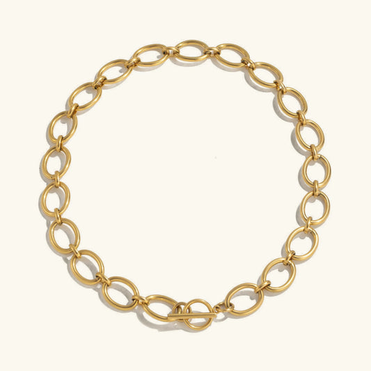 [Gaonasi]Cielle Chunky Gold Chain Necklace