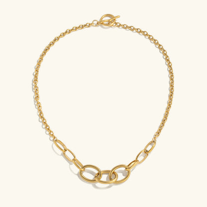[Gaonasi]Renelle Gold Chain Necklace
