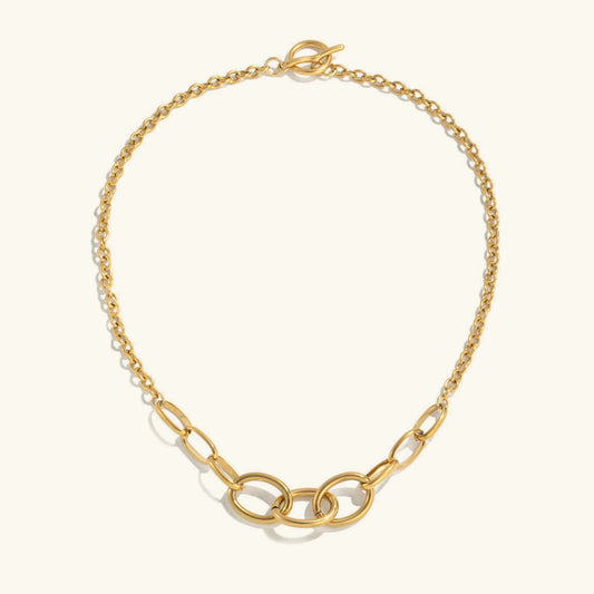 [Gaonasi]Renelle Gold Chain Necklace