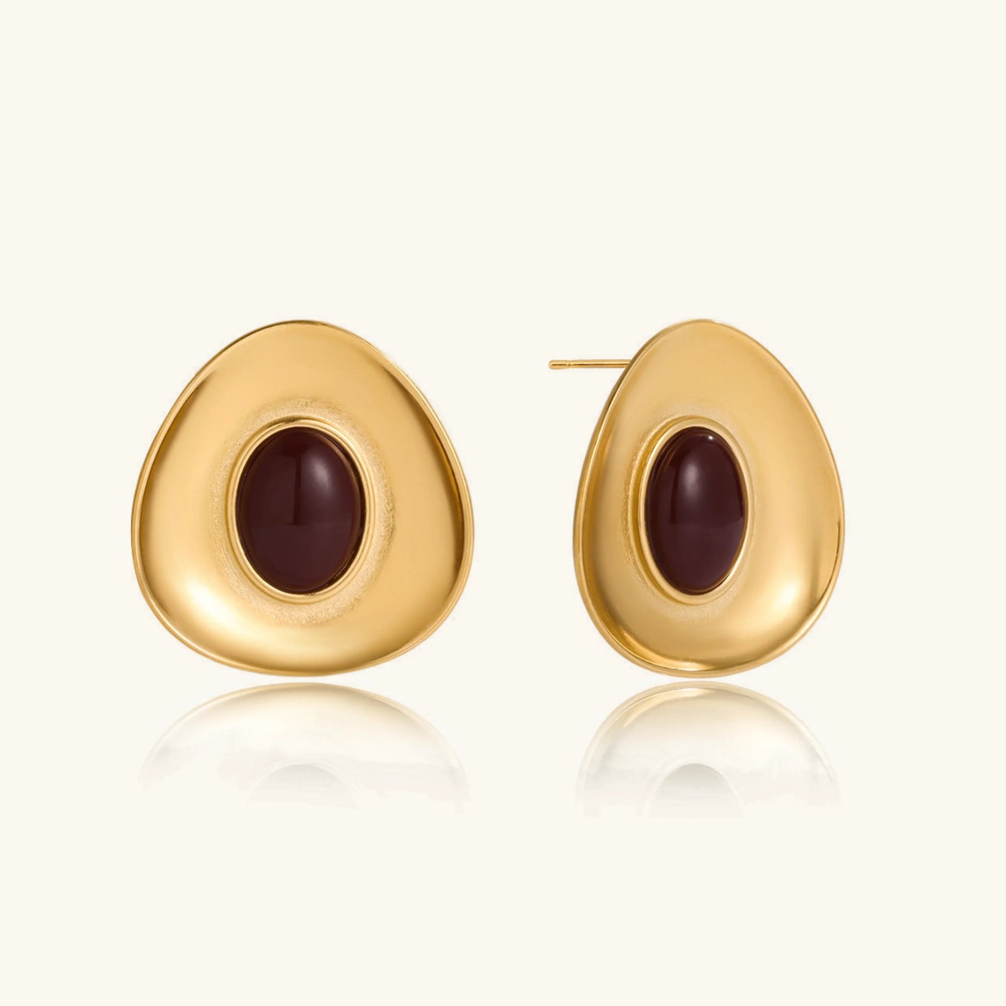 [Gaonasi]Orissa Gold Enamel Earrings
