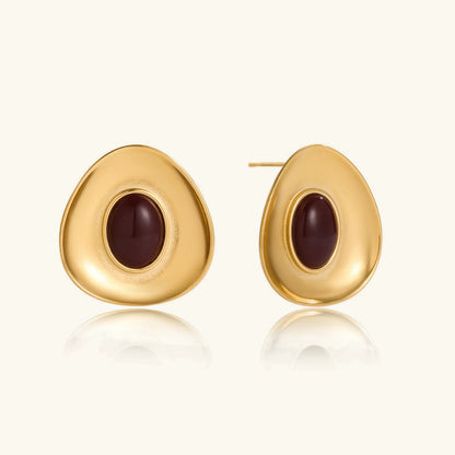 [Gaonasi]Orissa Gold Enamel Earrings