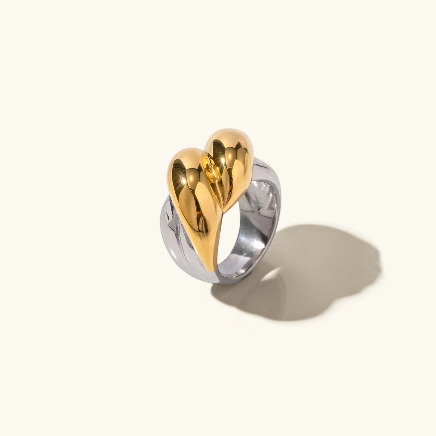 [Gaonasi]Fatima Two Tone Ring