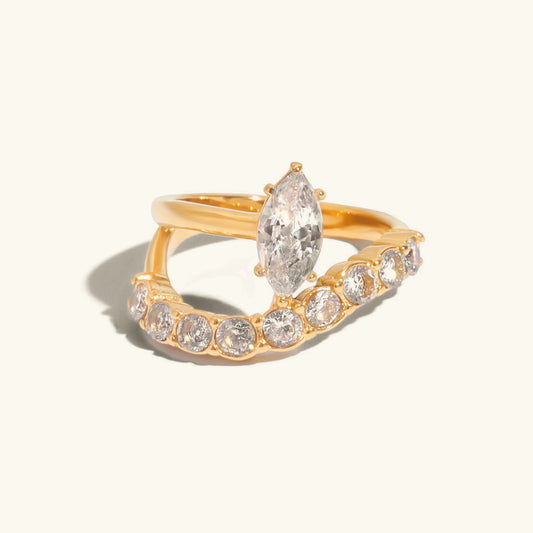 [Gaonasi]Calina Marquise Diamond Ring
