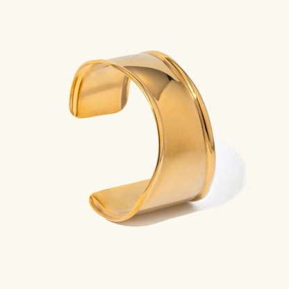 [Gaonasi]Nellie Smooth Gold Cuff