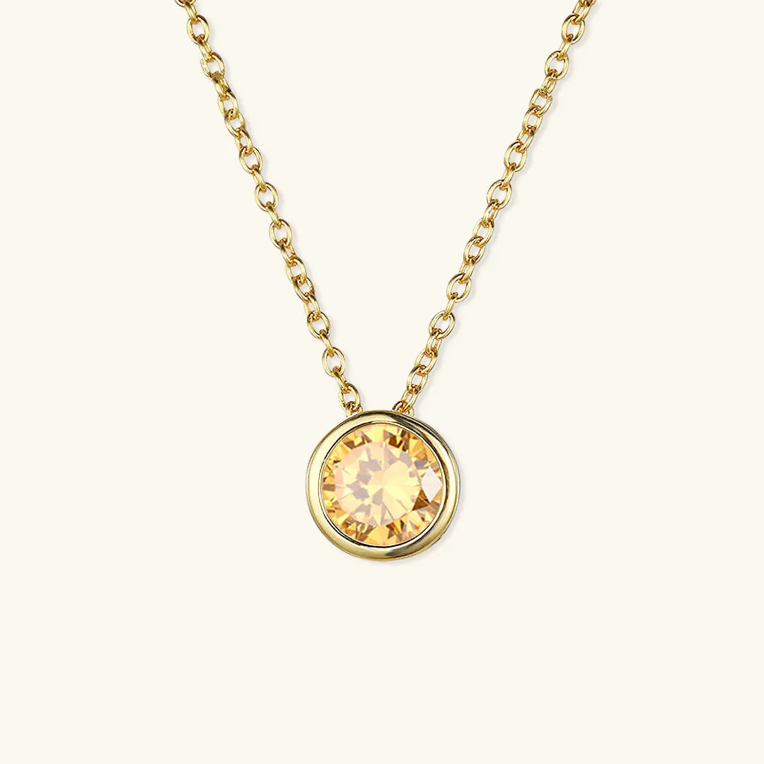 [Gaonasi]Amelia Birthstone Necklace