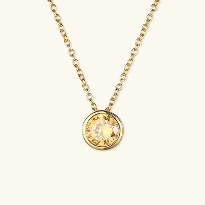[Gaonasi]Amelia Birthstone Necklace